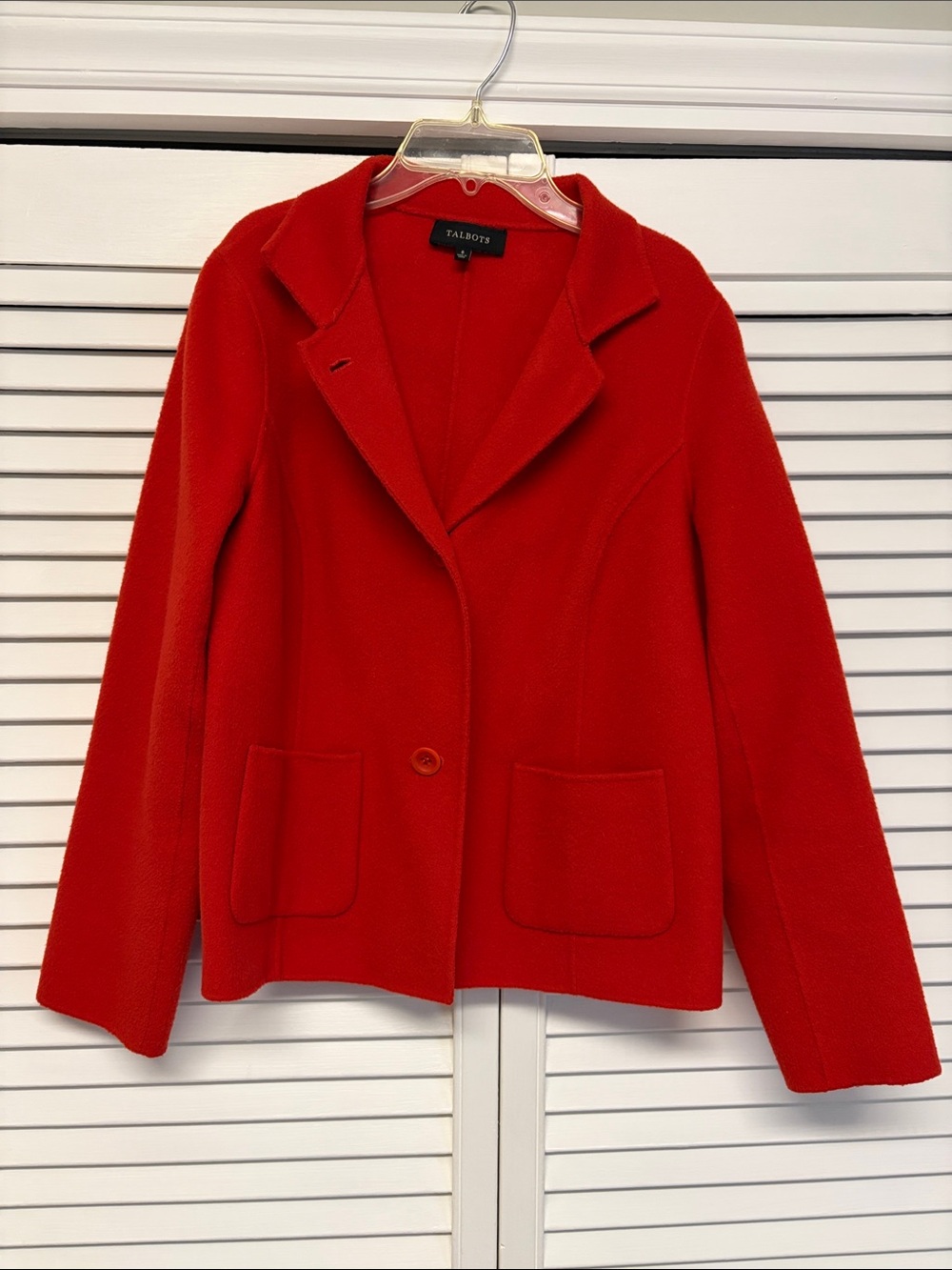Talbots wool blend light jacket 6